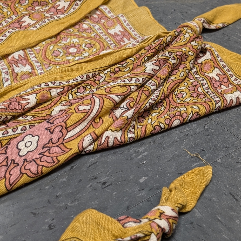 Floral Yellow Women's Top - Picture 5 of 7